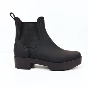 Jeffrey Campbell Cloudy Waterproof Chelsea Rubber Rain Boot Women's Size 8